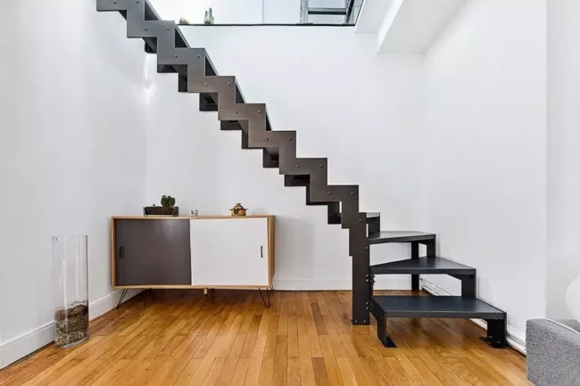 Photographe immobilier ROUEN - NORMANDIE escalier moderne